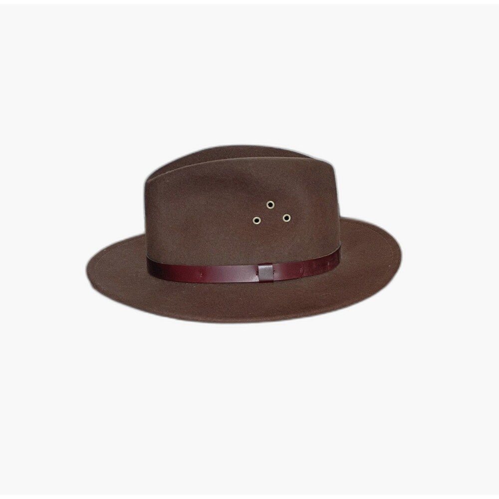 Country Gentleman Lite Felt Safari Hat Medium Brown Made in USA